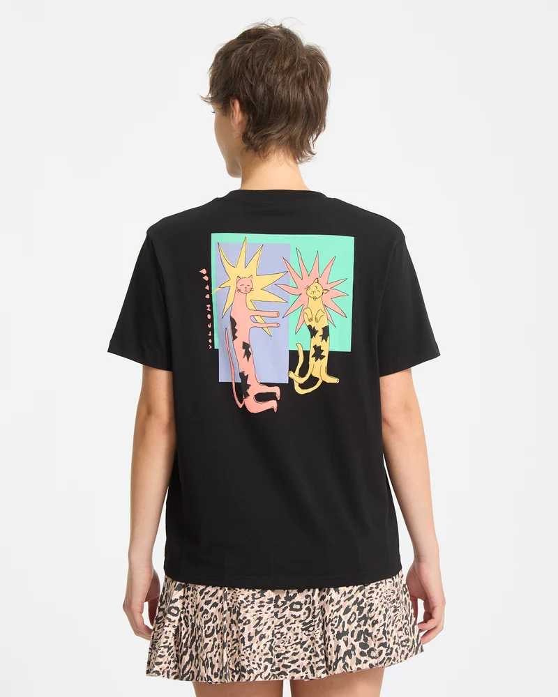 Radical Daze Up T-Shirt - Black
