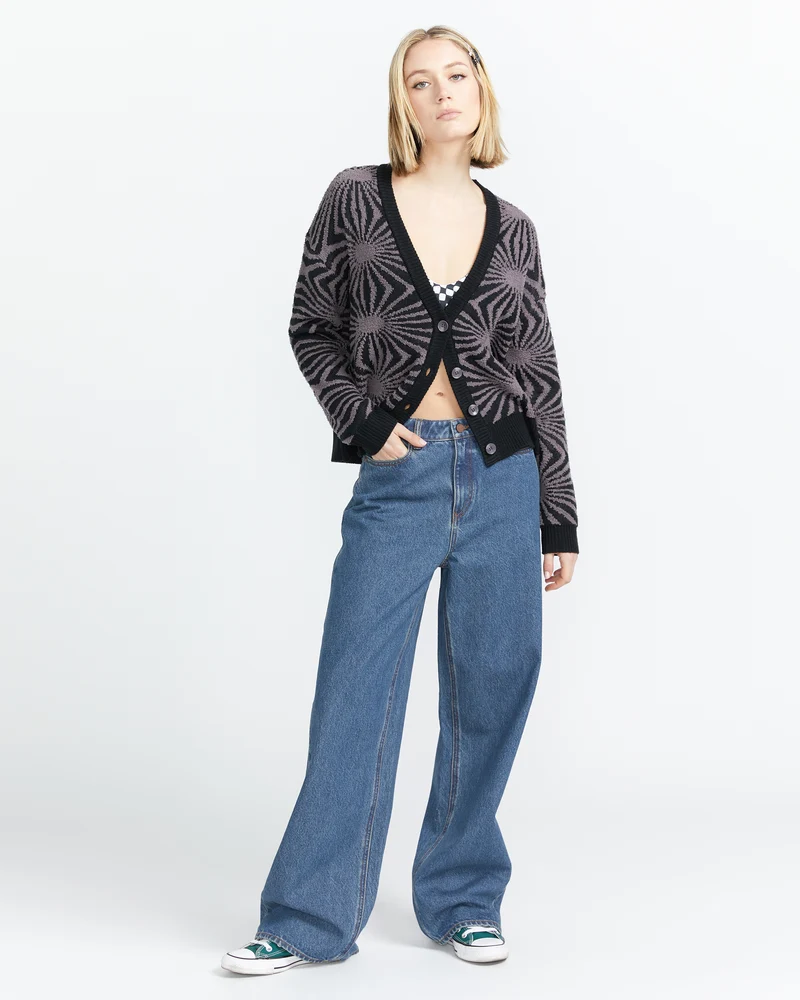Stoned High Rise Jeans - Indigo Ridge Wash