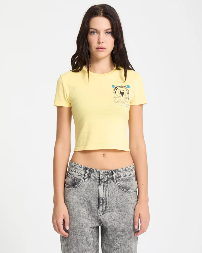 Moove On T-Shirt - Dawn Yellow