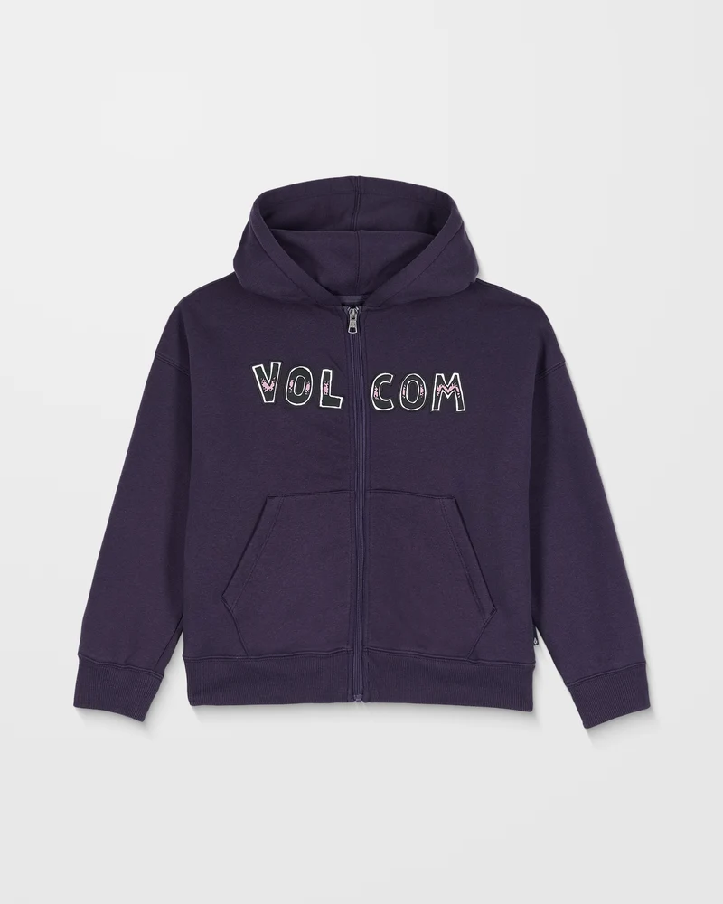 Watanite Zip Up Hoodie - Dark Purple - (KINDER)