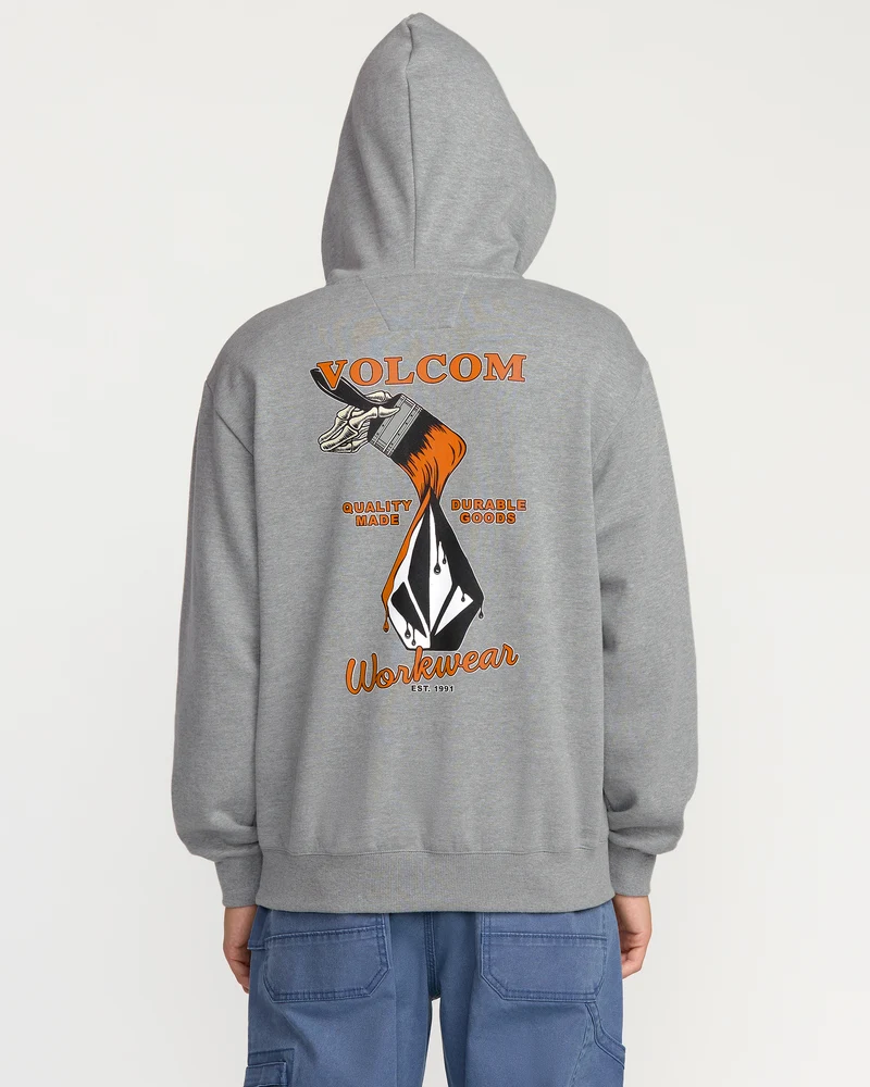 Workwear Hoodie - Heather Grey