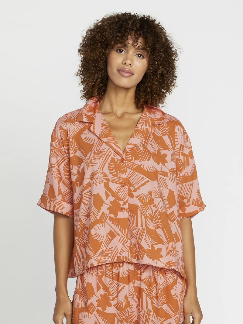 Excapism Top Shirt - Burnt Sienna