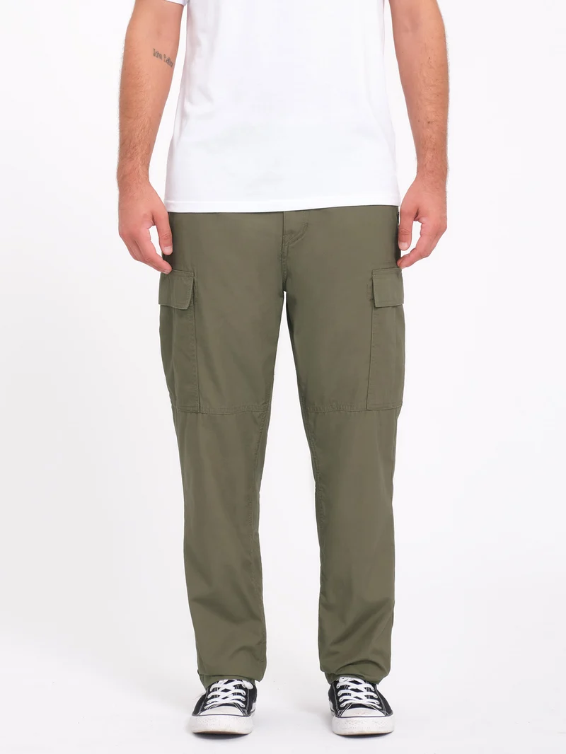 Strange Tripper Tapered Cargohose - Wintermoss