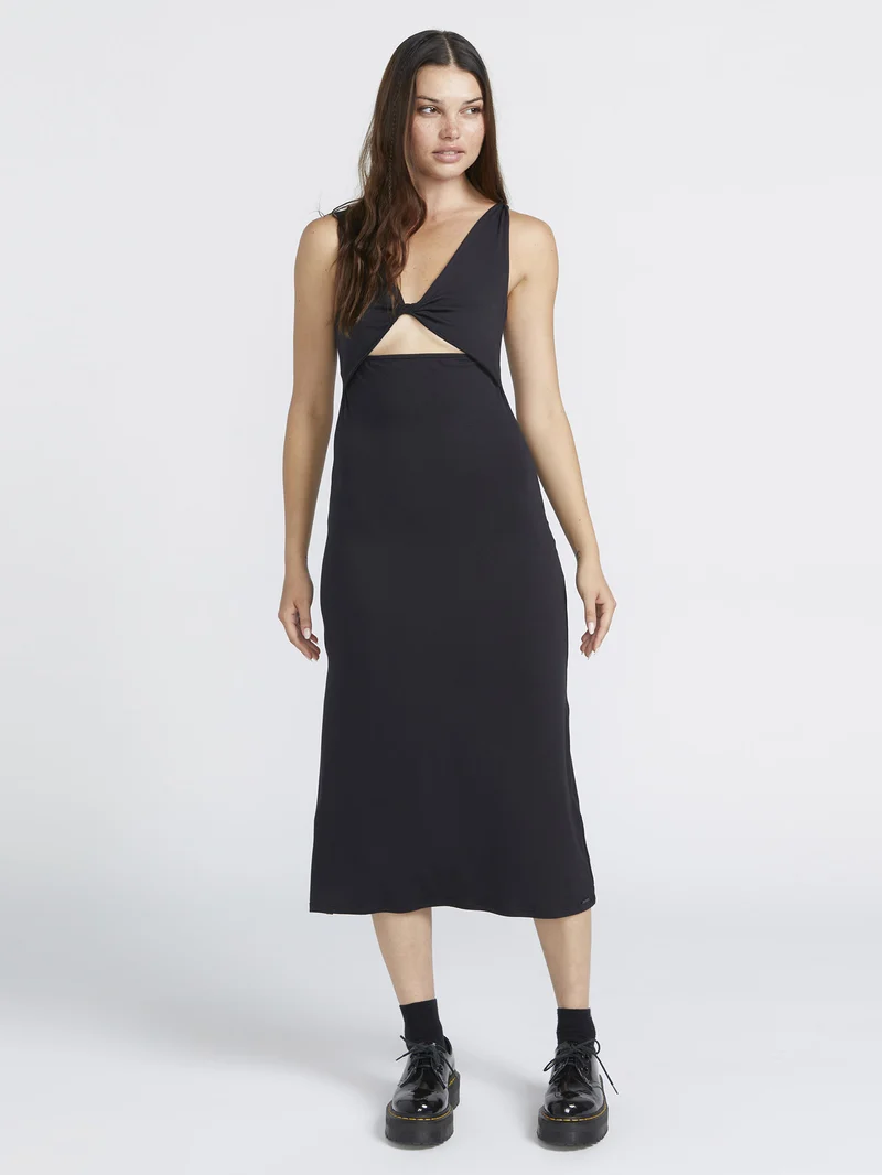 Stone Luz Kleid - Black