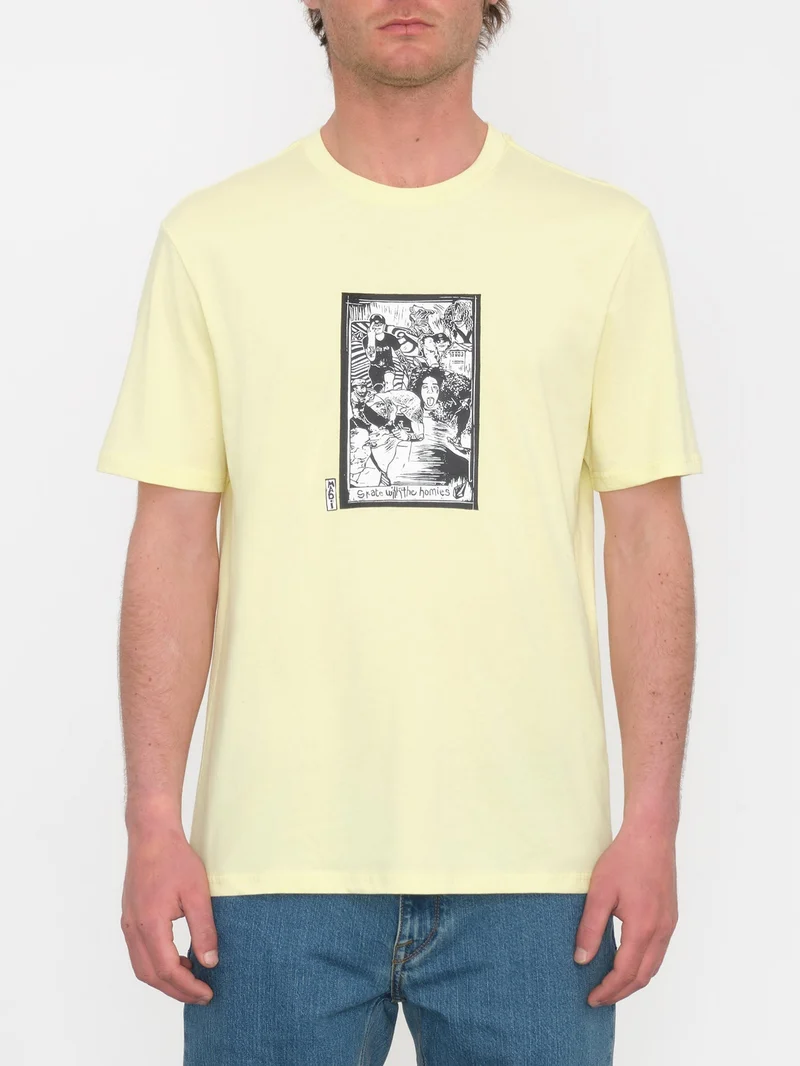 Maditi T-shirt - AURA YELLOW