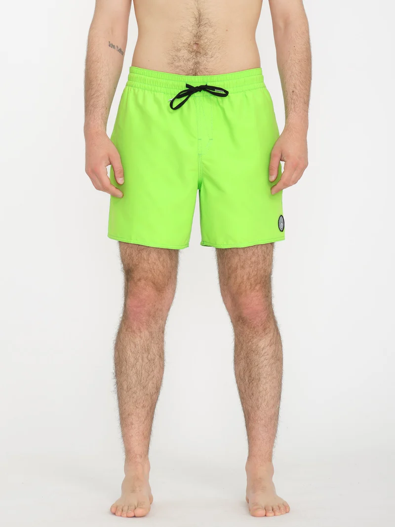 Lido Solid Trunk 16" Boardshort - ELECTRIC GREEN