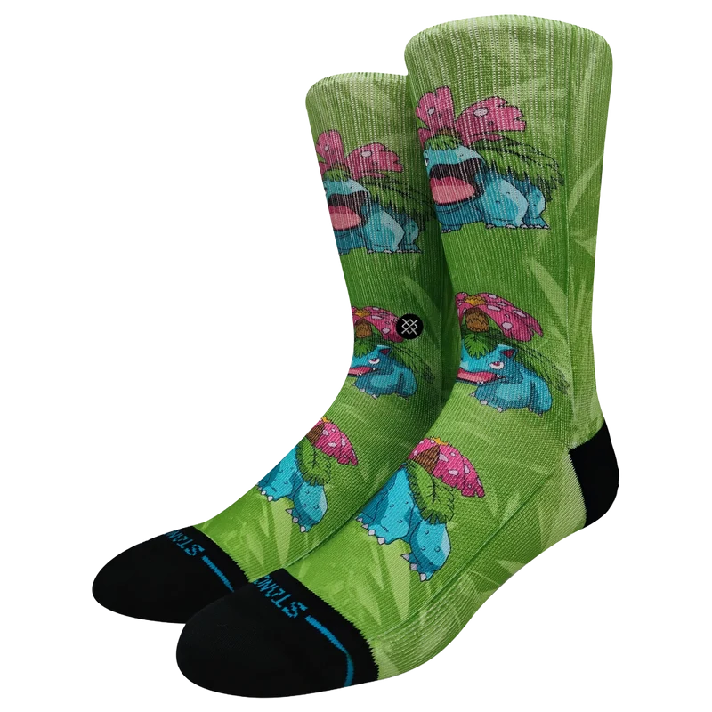 Venusaur AOP Crew Sock