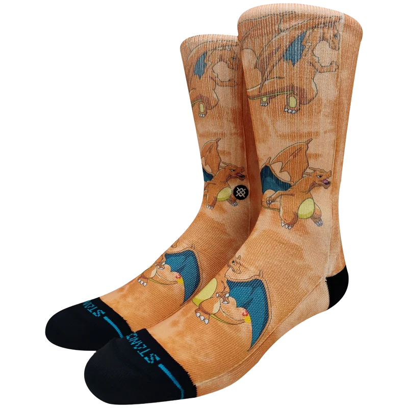 Charizard AOP Crew Sock