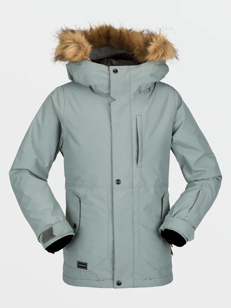 So Minty Insulated Jacket - Green Ash