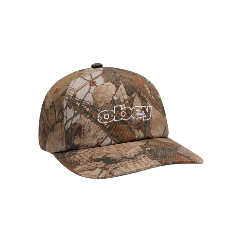 Pigment Slanted 6 Panel Strapback Hat