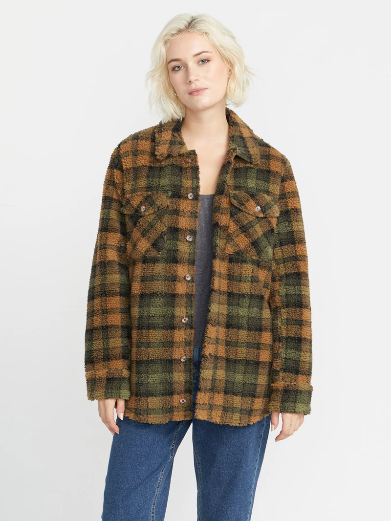 Silent Sherpa Jacke - BRONZE