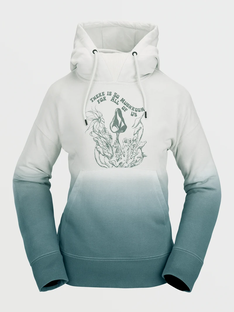 Vol Peak Fleece Hoodie - Green Ash