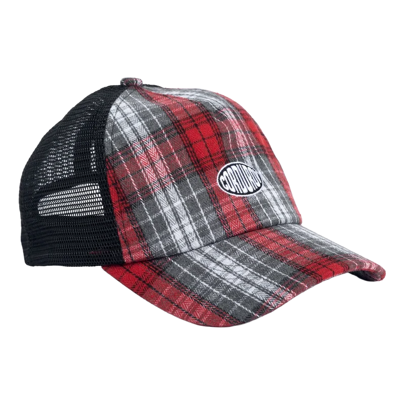 Plaid Trucker Hat