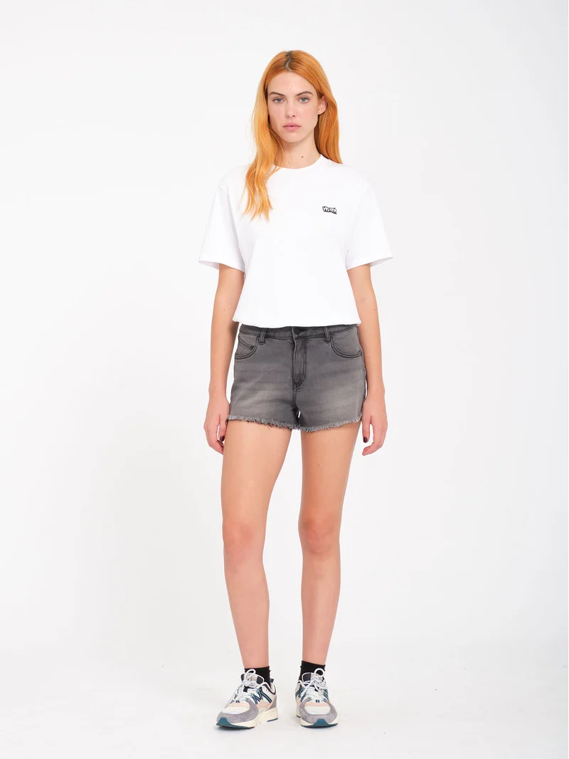 1991 Stoned Denim Shorts - VINTAGE BLACK