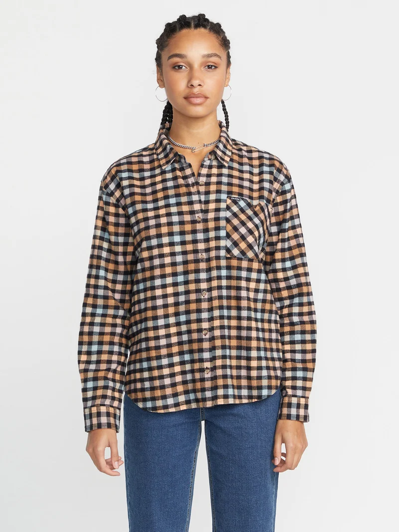 Plaid To Meet U Hemd - WINTER ORCHID