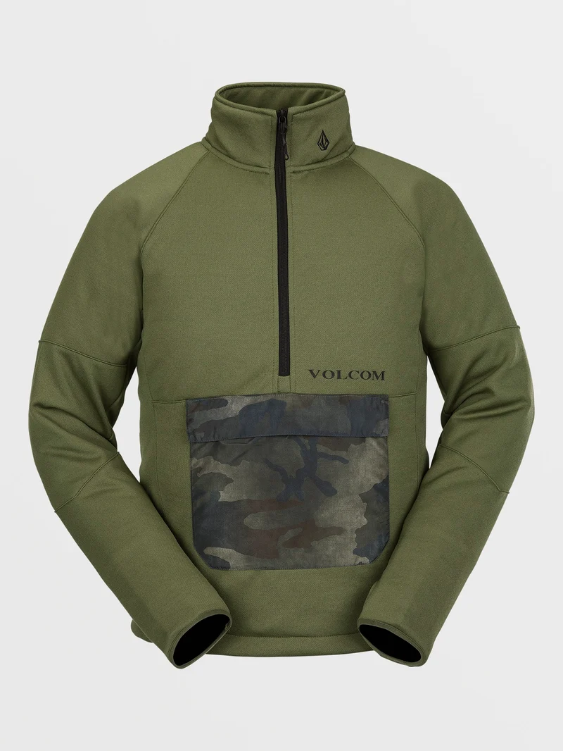 Tech Fleece Zip Sweatshirt - MILITARY