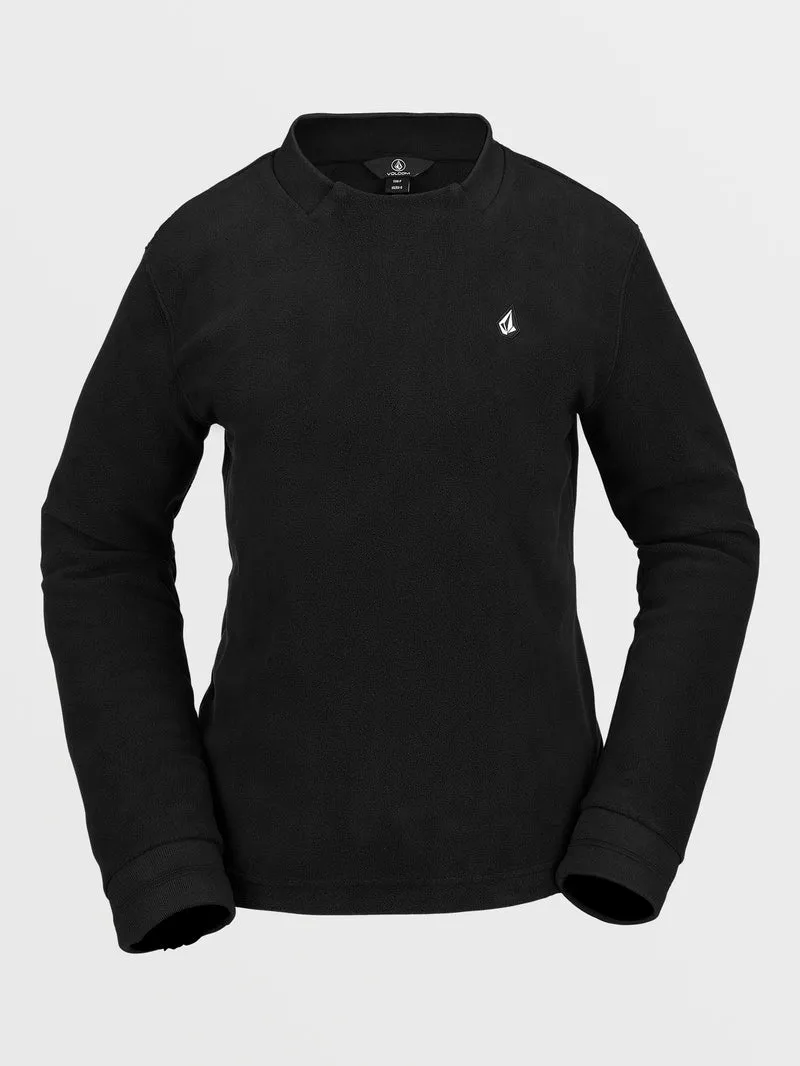 Polar Fleece Sweatshirt - BLACK