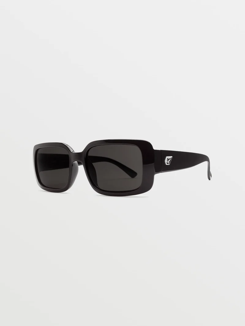 True Gloss Black Sonnenbrille (Gray Lens) - GRAY