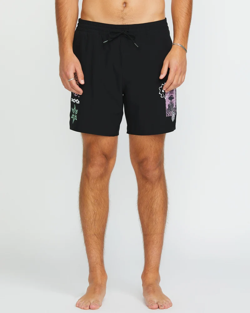 Filip Rygalski Trunk 17" Boardshorts - BLACK