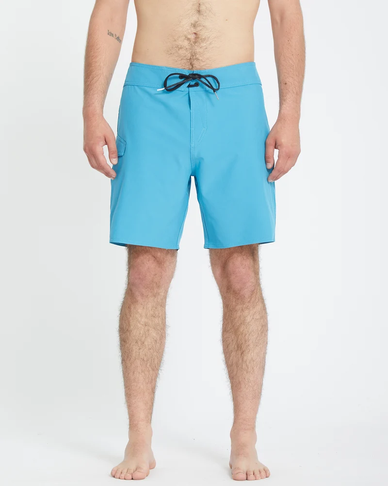 Lido Solid Mod 18" Boardshorts - BAY BLUE