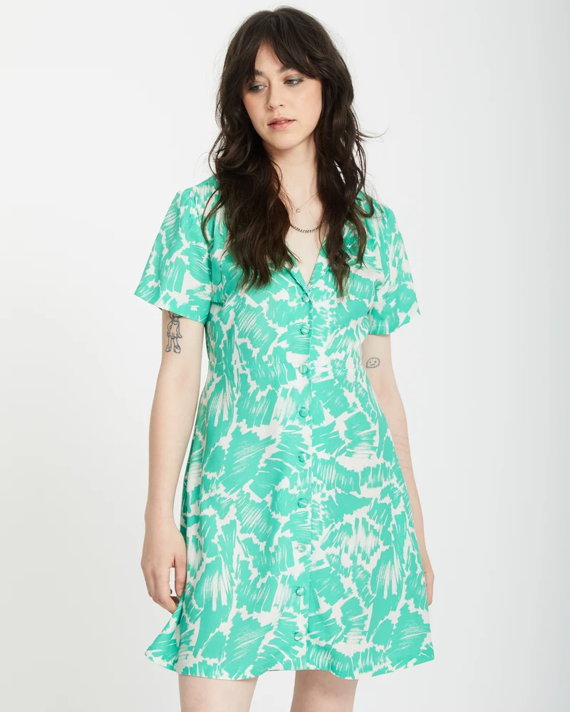 Alix Shirt Kleid - JADE