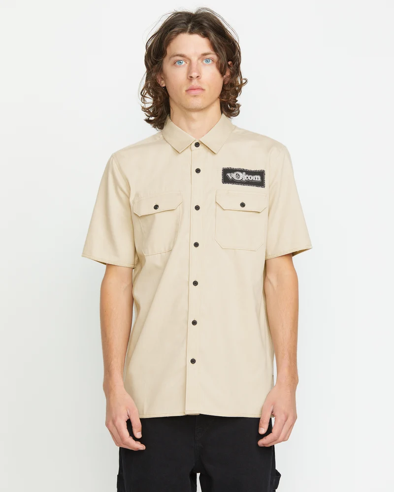 Volcom Ent Shirt - PALE KHAKI