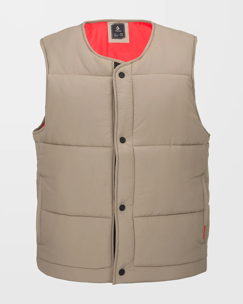 Layered Up Weste - Chestnut Brown