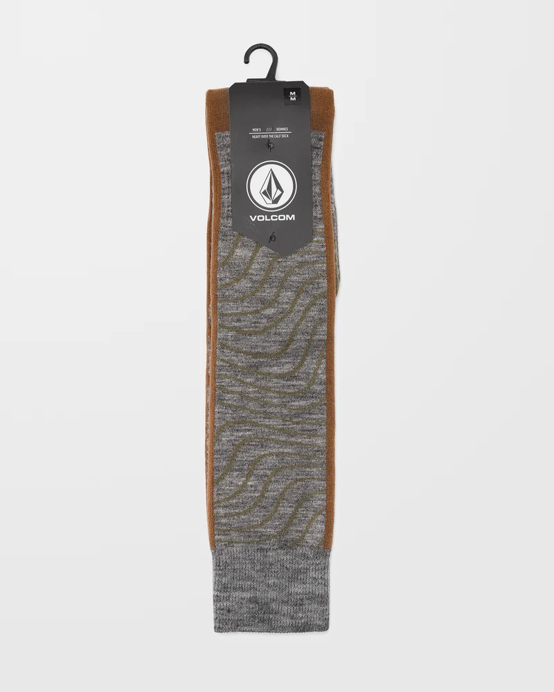 Heavy Over-The-Calf Socken - Heather Grey