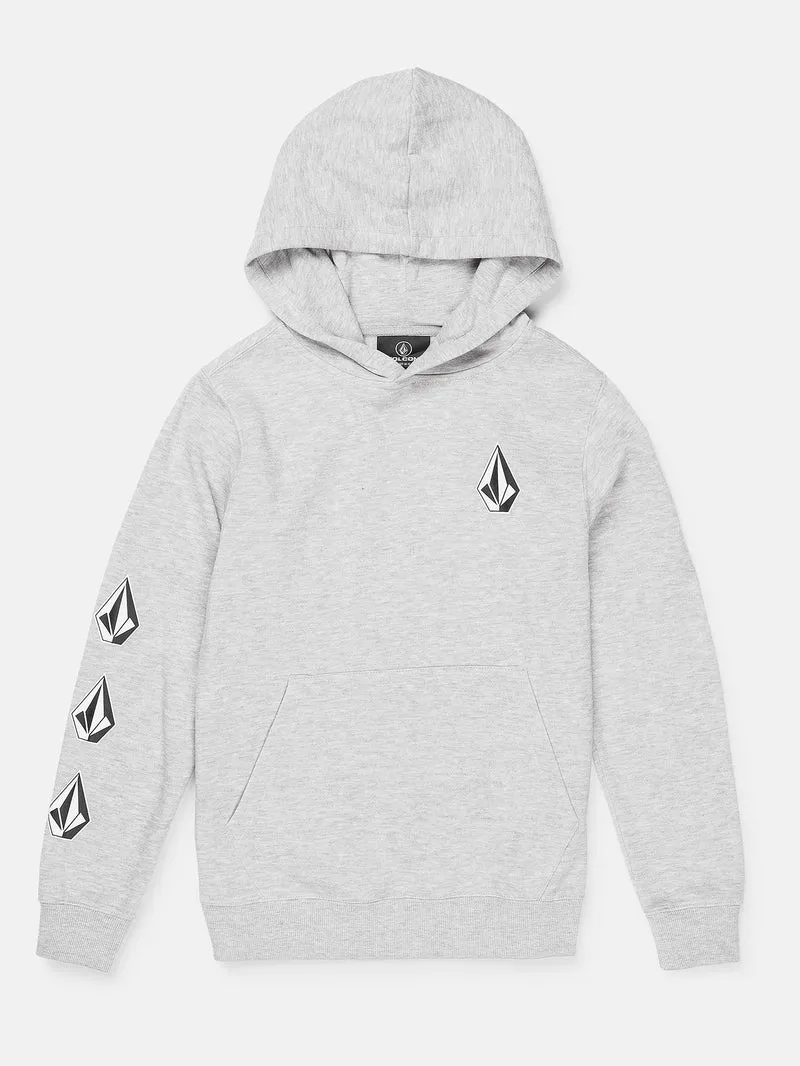 Iconic Stone Hoodie - Heather Grey - (KINDER)