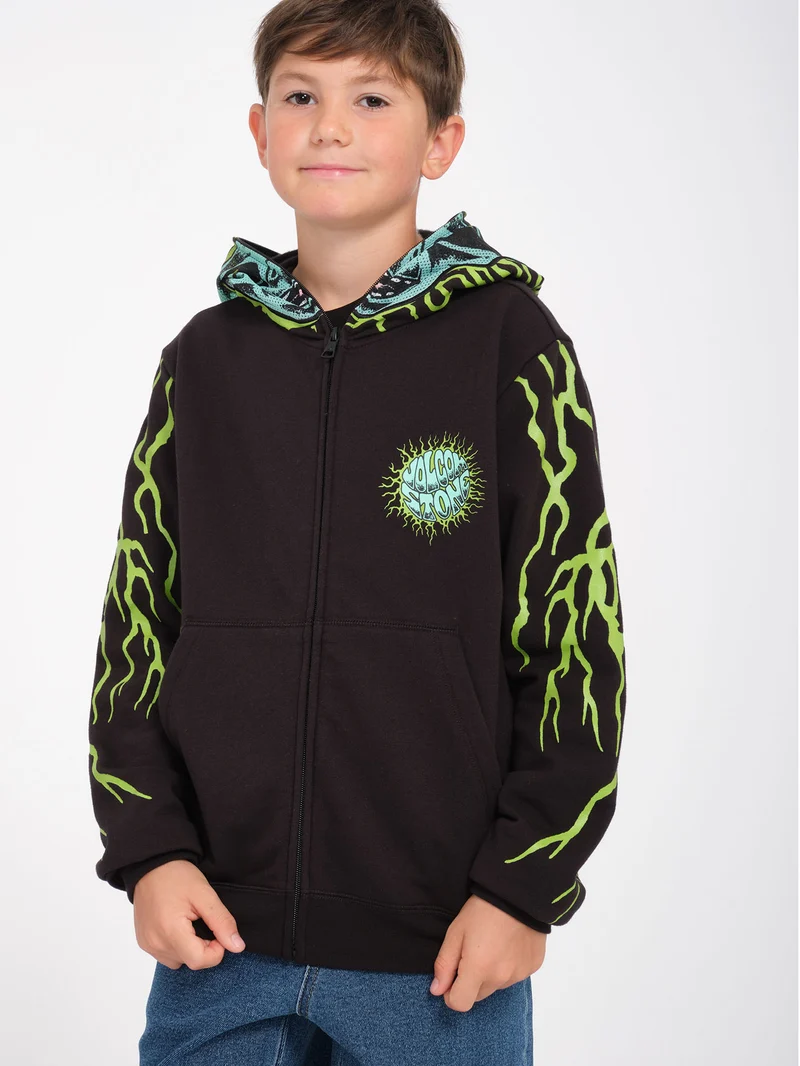Alien Full Zip Hoodie - Black - (KINDER)
