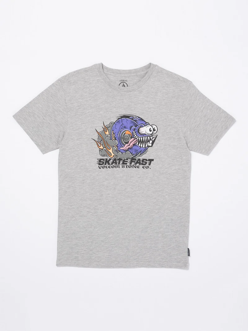 Skate Fast T-Shirt - Heather Grey - (KINDER)