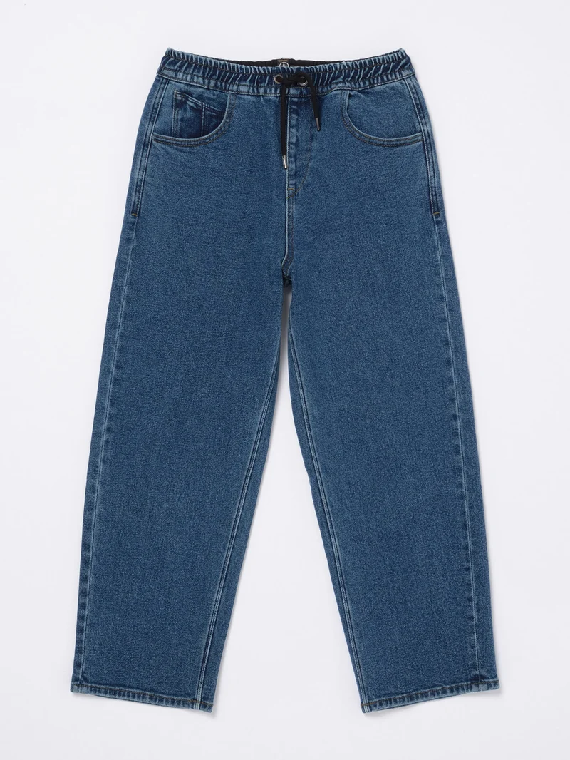 Freazy Loose Jeans - Washed Blue - (KINDER)