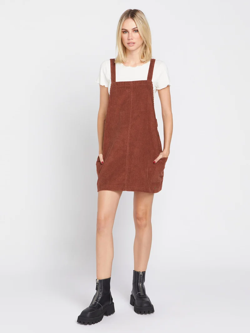 Power Chord Kleid - Chestnut Brown