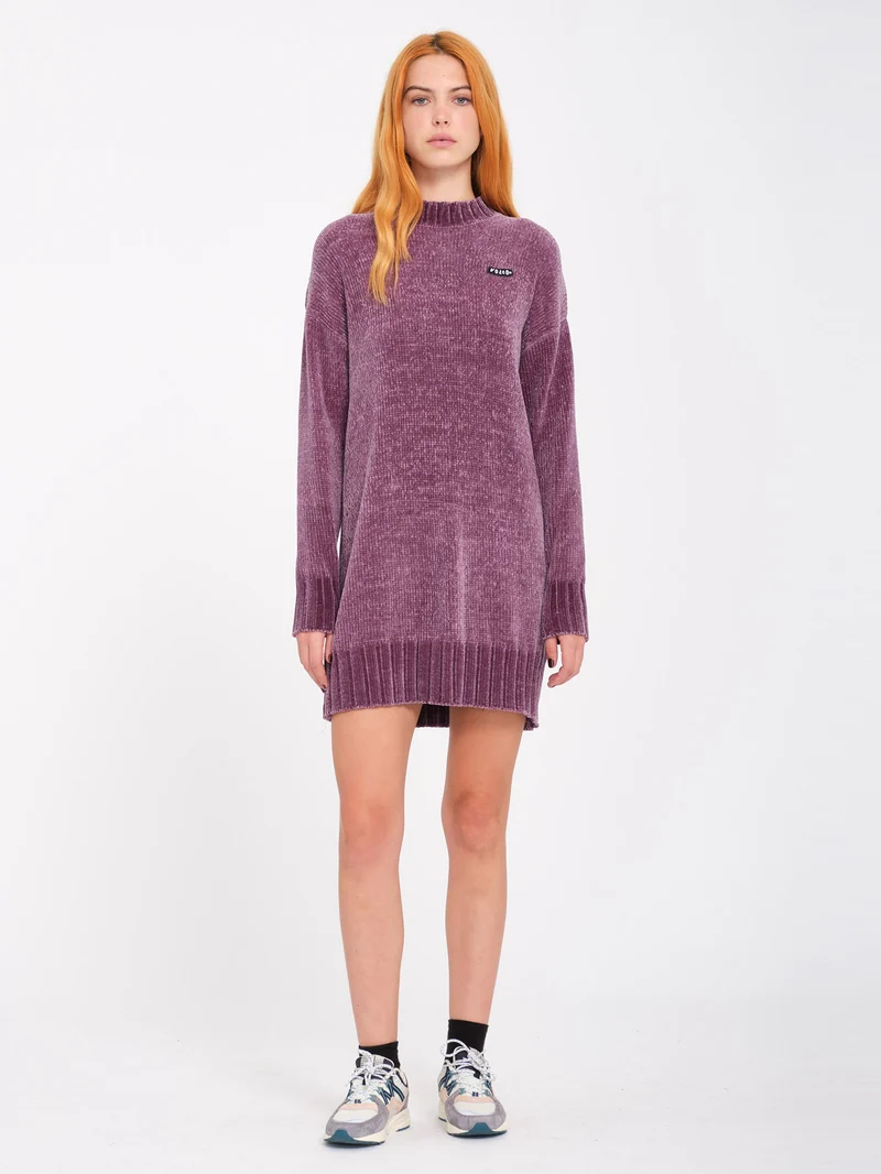 Bubble Tea Kleid - Vintage Violet