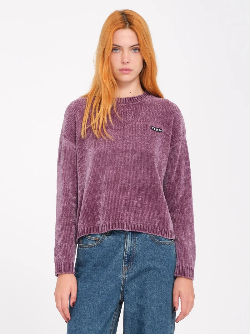 Bubble Tease Pullover - Vintage Violet