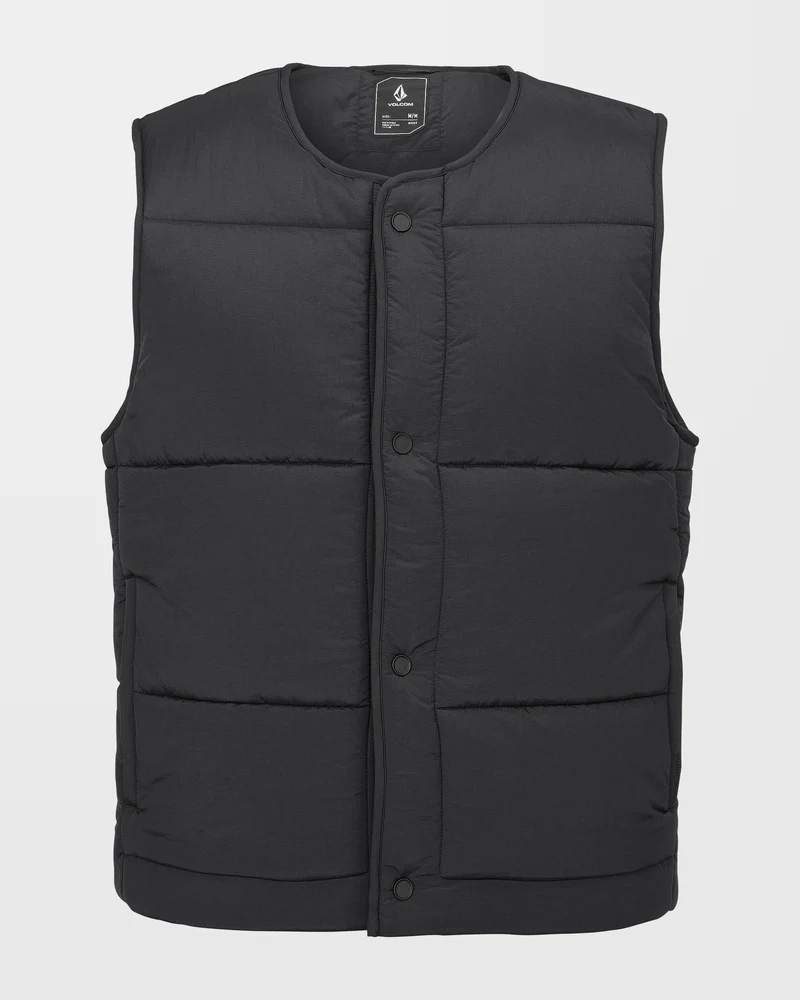 Layered Up Weste - Black