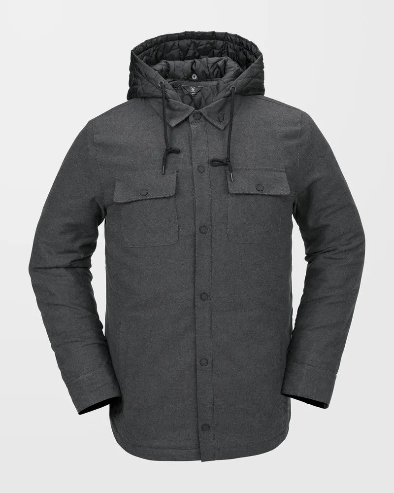 Insulated Riding Flannel Jacke - Heather Black
