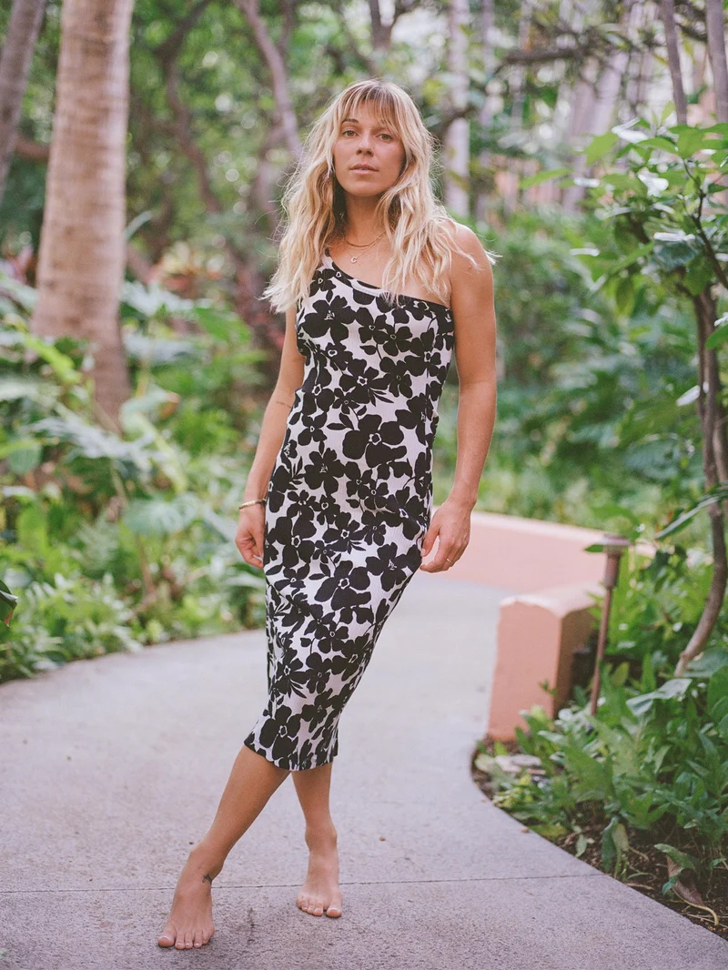 Coco Ho Assym Kleid - Black White