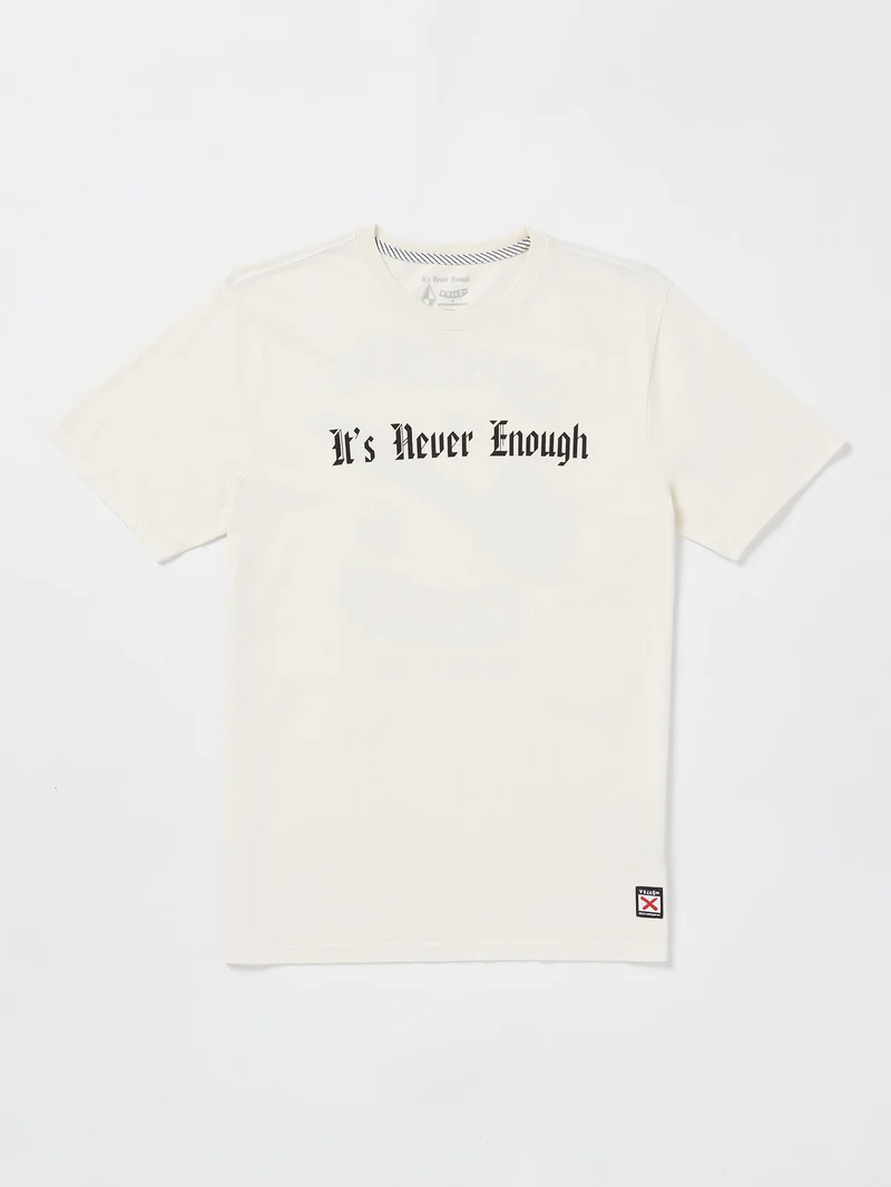 Schroff X Volcom Chainshaw T-Shirt - Off White