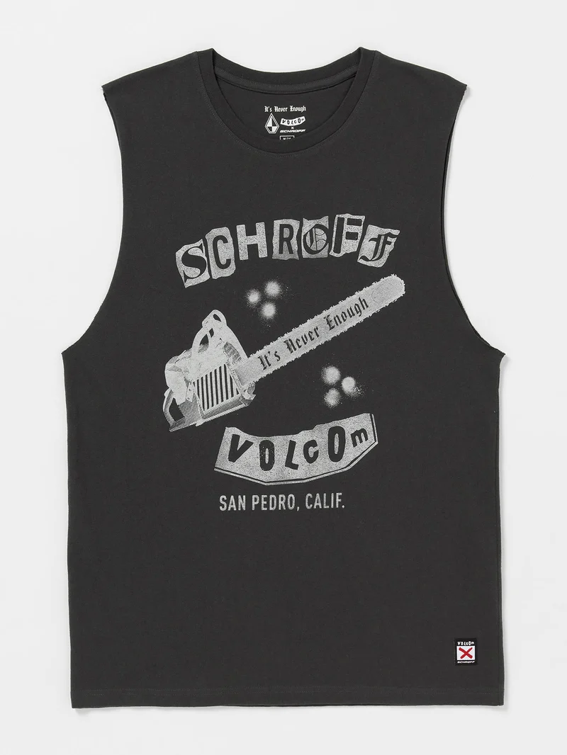 Schroff X Volcom Ärmelloses T-Shirt - Stealth
