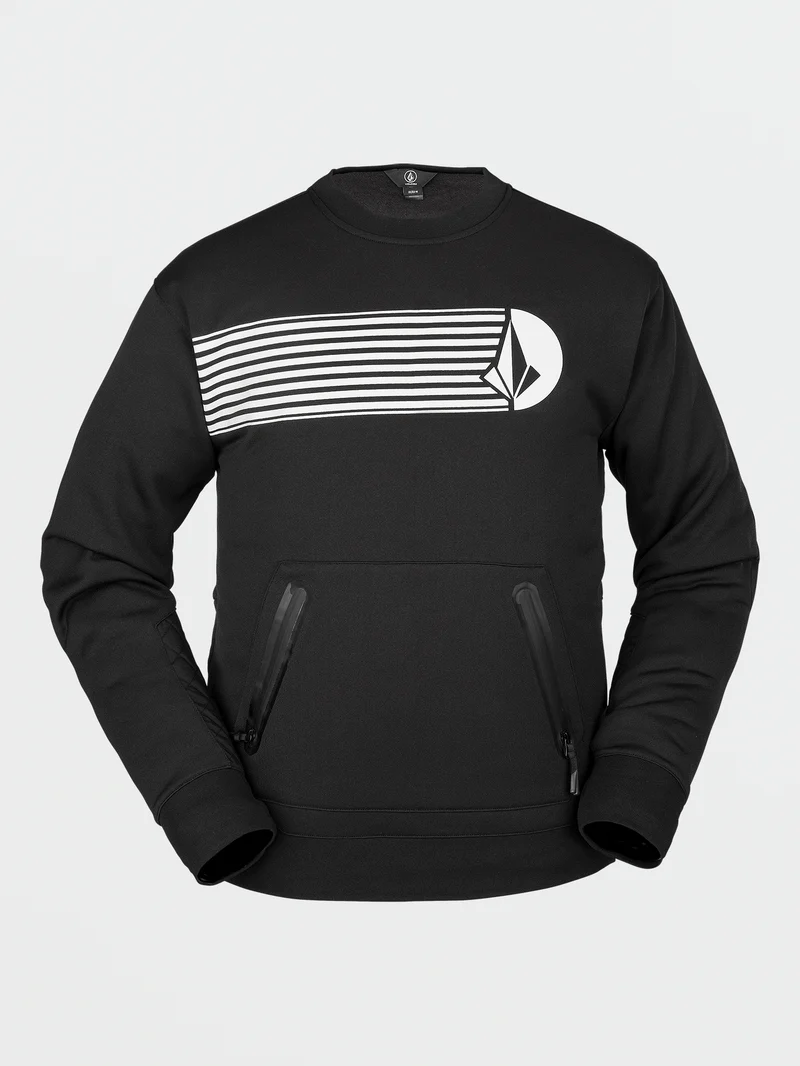 Let It Storm Fleece Sweatshirt - Black