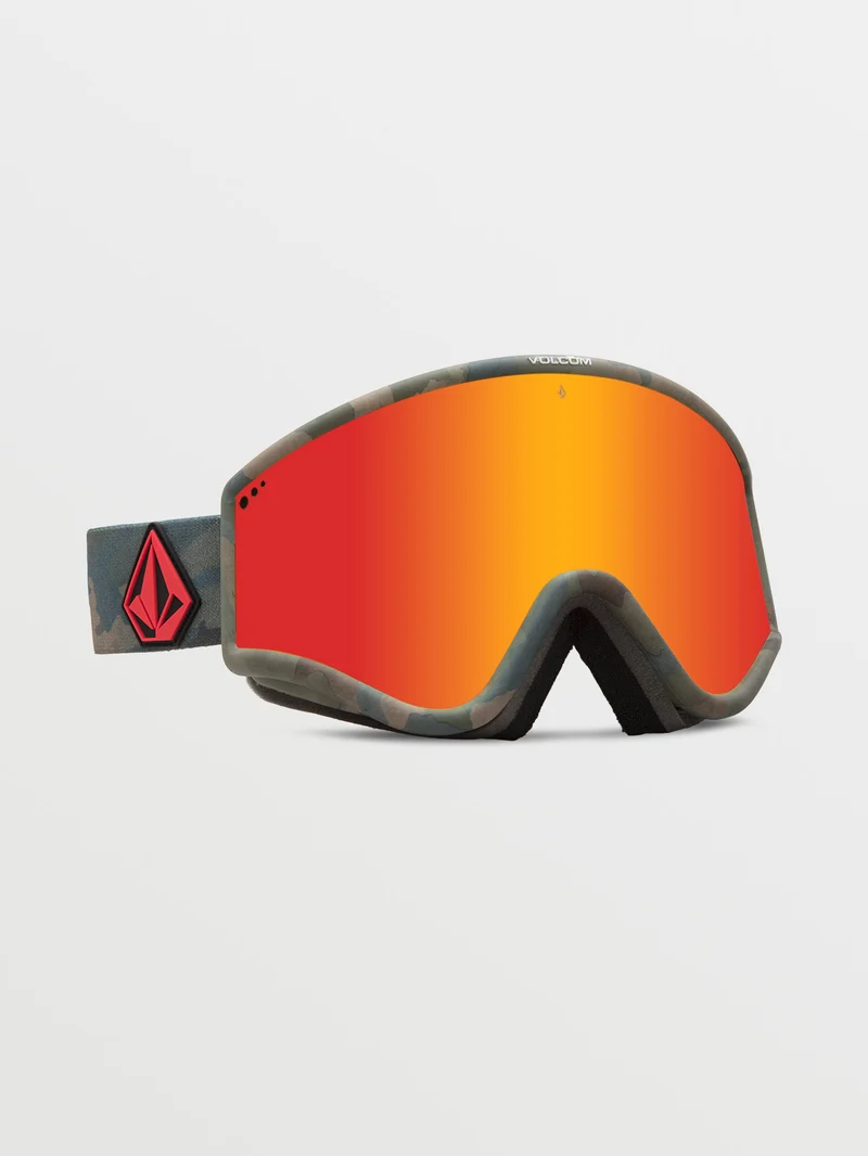 Yae Cloudwash Camo Goggle (+ Bonus Lens - Yellow) - RED CHROME