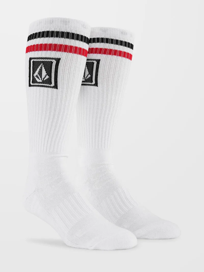 Ramp Stone Skate Socken - WHITE