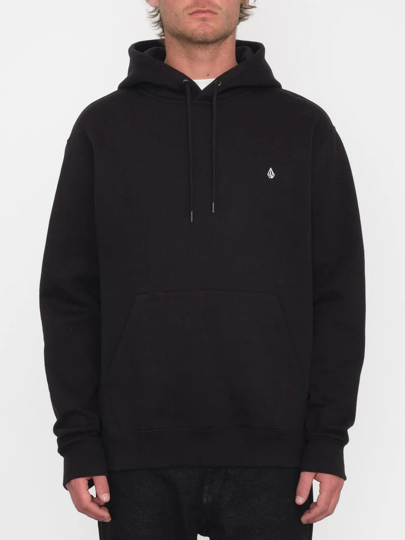 Single Stone Kapuzenpullover - BLACK