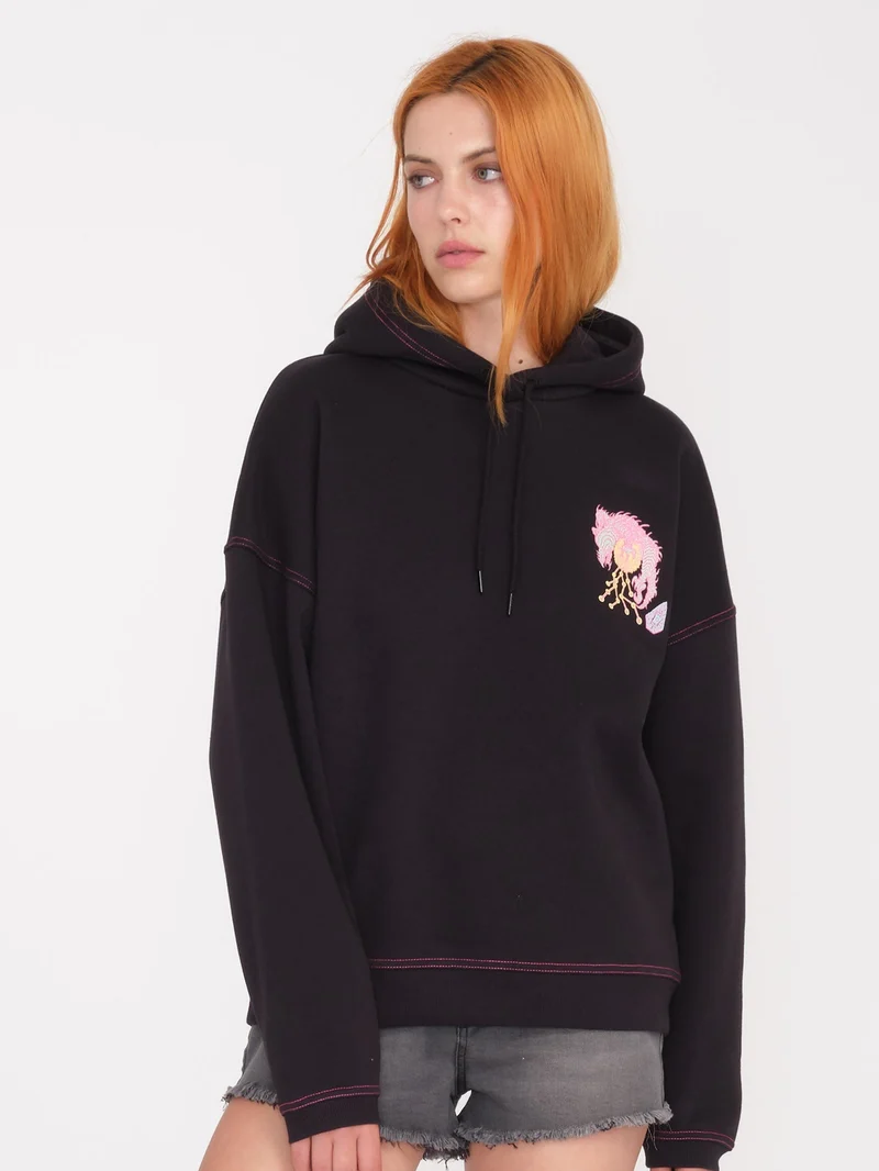 Tetsunori Kapuzenpullover - BLACK
