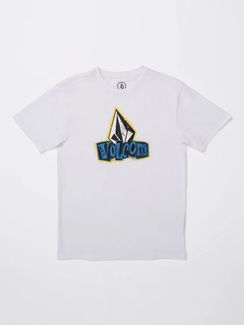 Sticker Stamp T-Shirt - WHITE - (KINDER)