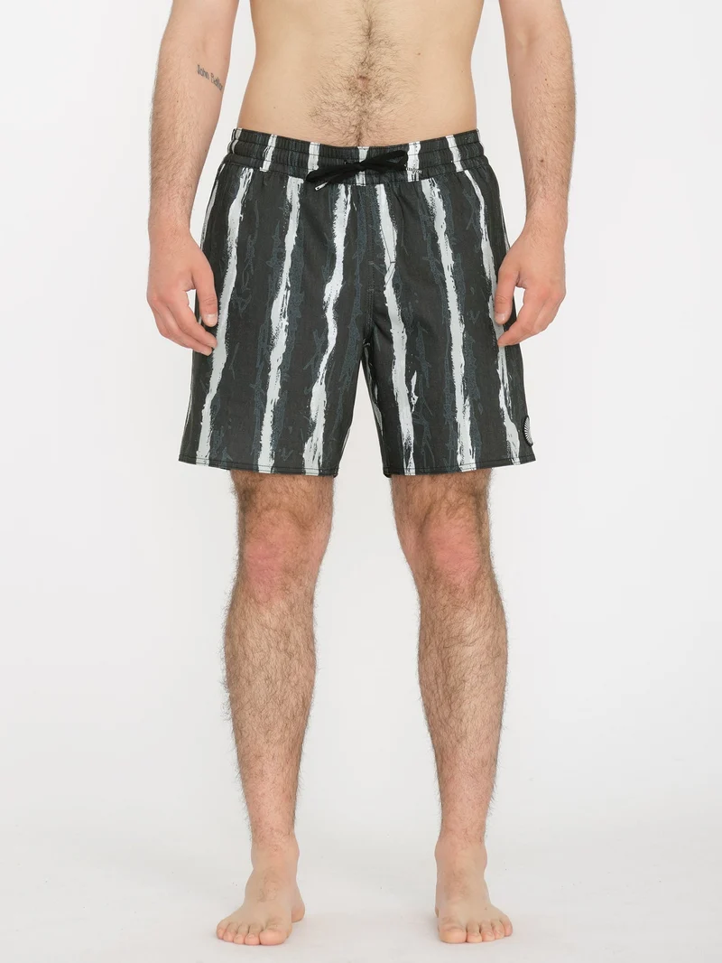 V Ent Hockey Dad Trunk 17" Boardshort - BLACK