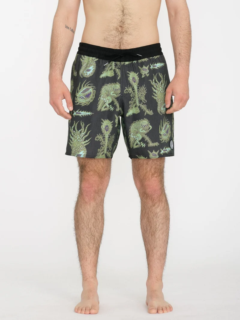 Tetsunori Trunk 17" Boardshort - BLACK