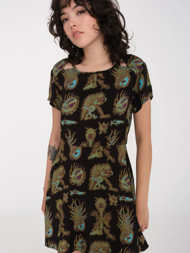 Tetsunori Kleid - BLACK
