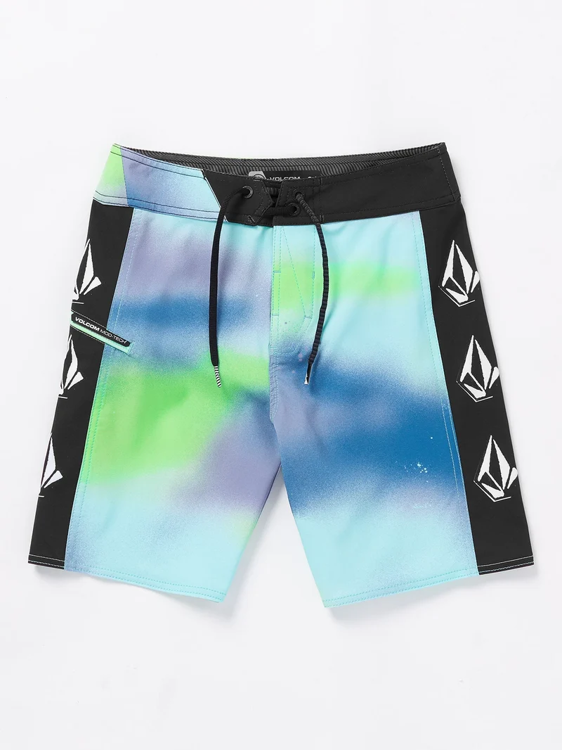 Lido Iconic Mod Boardshort - ELECTRIC GREEN - (KINDER)